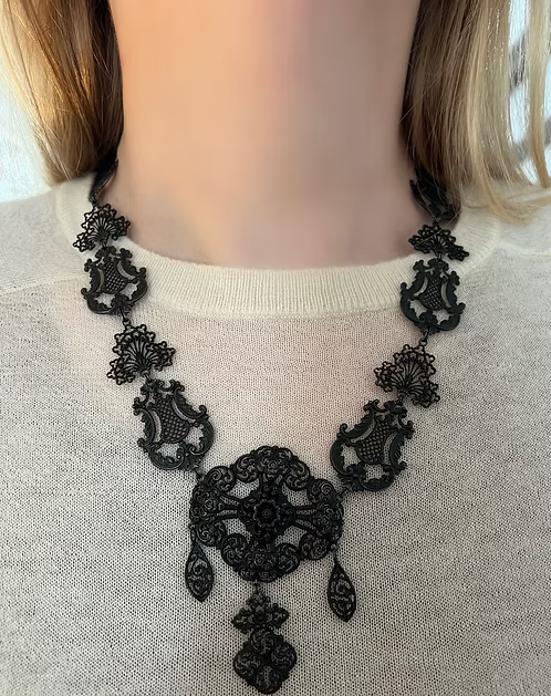 Berlin Iron Lyre Necklace