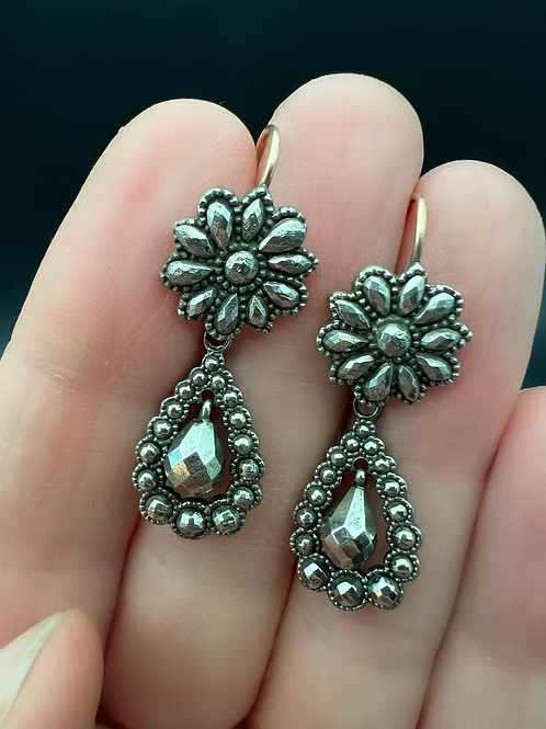 Georgian Steel Earrings