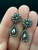 Georgian Steel Earrings