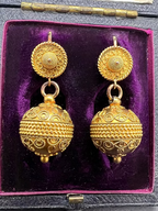 Etruscan Revival earrings