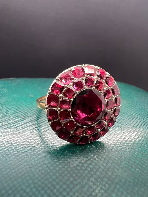 Georgian Garnet Cluster