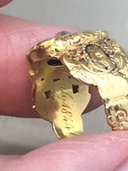 Diamond Mourning Ring 1844