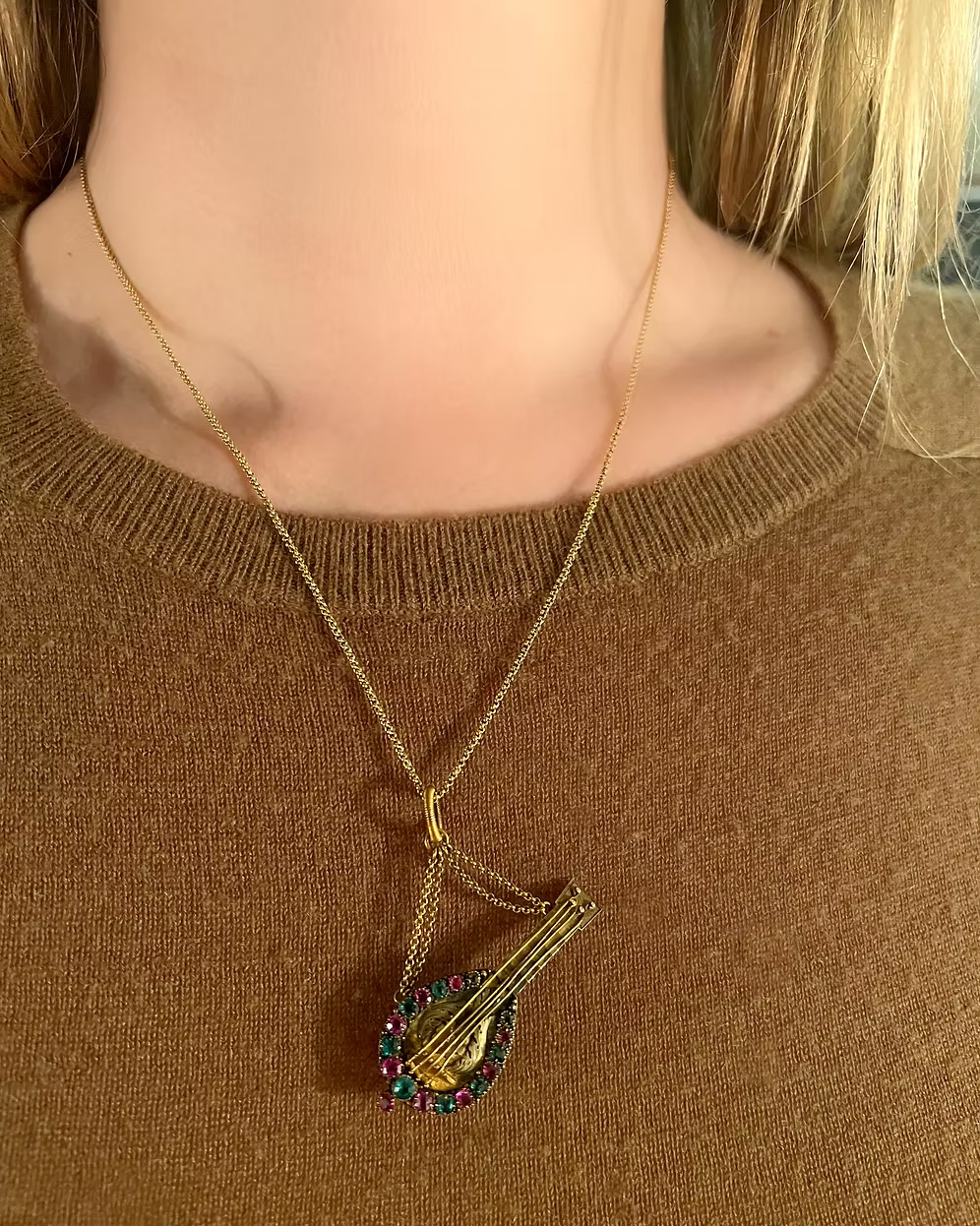 Georgian Mandolin Pendant