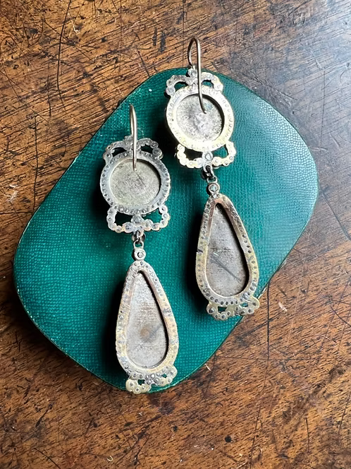 Cut Steel Earrings
