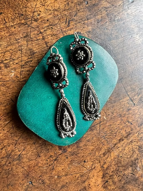 Cut Steel Earrings