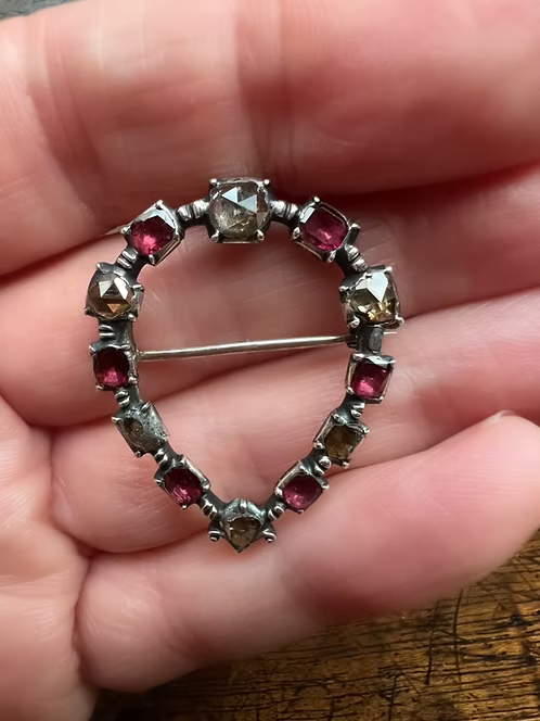 Georgian Heart Pin