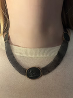Berlin Iron Cameo Necklace