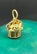 Georgian Regard Basket Charm