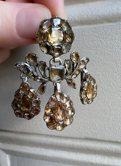 Portuguese Topaz Girandole c.1760