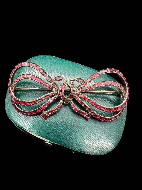 Georgian Garnet Bow
