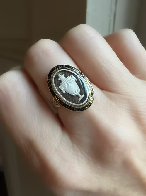 Sulphide Urn Ring 1780