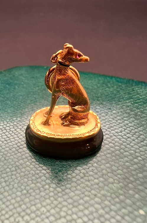 Miniature Greyhound Fob Pendant