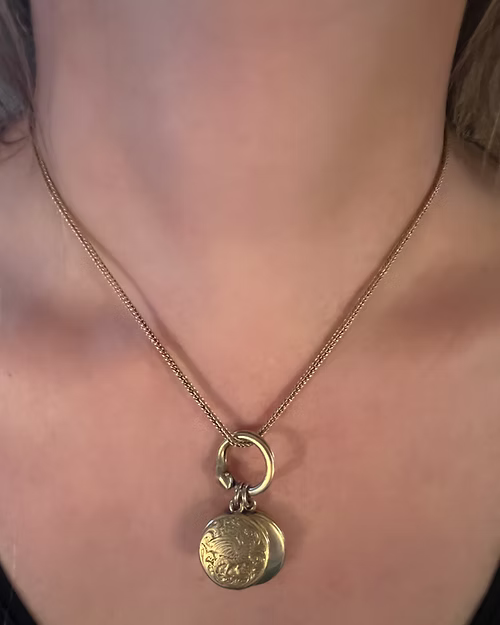 Stopford Family Lockets on a Serpent Split Ring