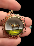 Essex Crystal Racehorse Pendant
