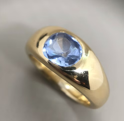 Ducal Sapphire Mourning Ring 1859