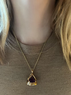Amethyst Owl Fob Seal