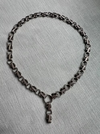 Woven Silver Collar