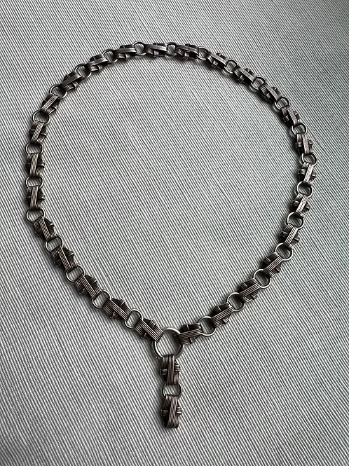 Woven Silver Collar