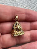 2 Colour Gold Tulip Fob