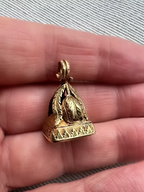2 Colour Gold Tulip Fob
