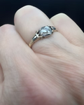 Georgian Rose Diamond Solitaire