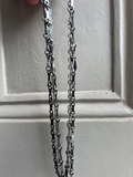 Georgian Cut Steel Guard Chain