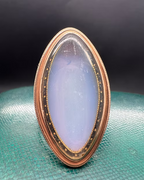 Opaline Navette Georgian Ring
