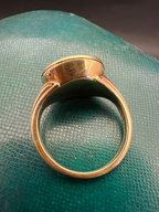 Victorian Garnet Horseshoe Ring