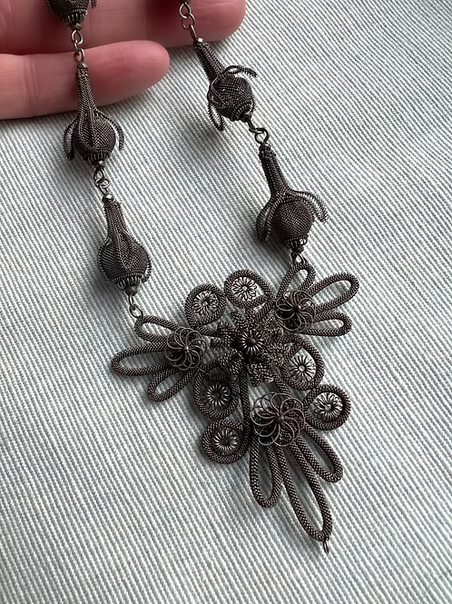 Silesian Fuschia Necklace c.1810