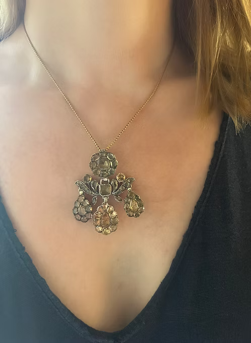 Portuguese Topaz Girandole c.1760