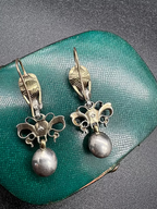 Ruby and Diamond Pendeloque Earrings