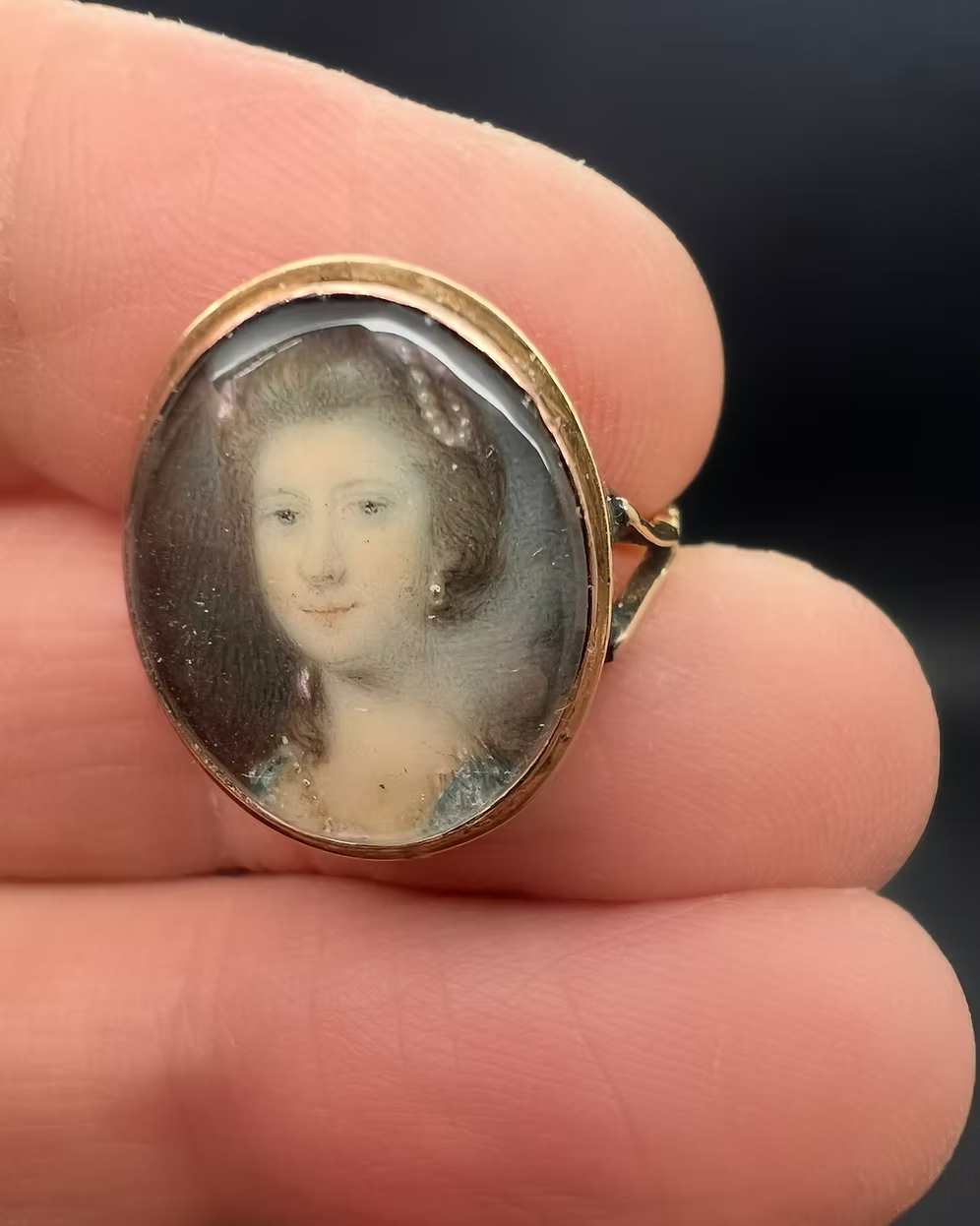 Portrait Miniature Ring