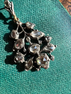 Rococo Rose Diamond Pendant