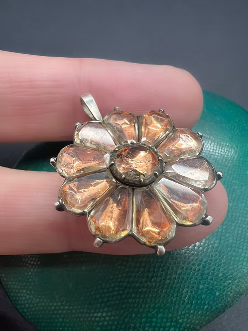 Portuguese Flower Pendant