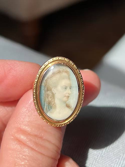 Scottish Portrait Miniature Ring