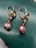 Georgian Topaz Earrings