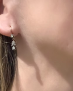 Victorian Old Cut Diamond Earrings