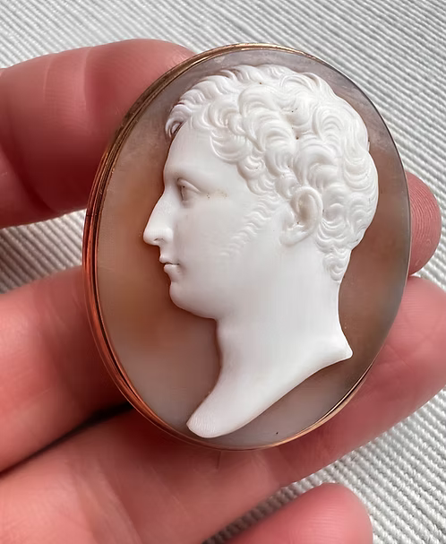 Roman Shell Cameo Portrait