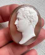 Roman Shell Cameo Portrait