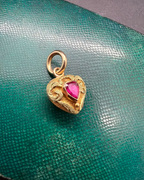 Georgian Ruby Heart