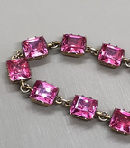 Rose Pink Georgian Paste Bracelet