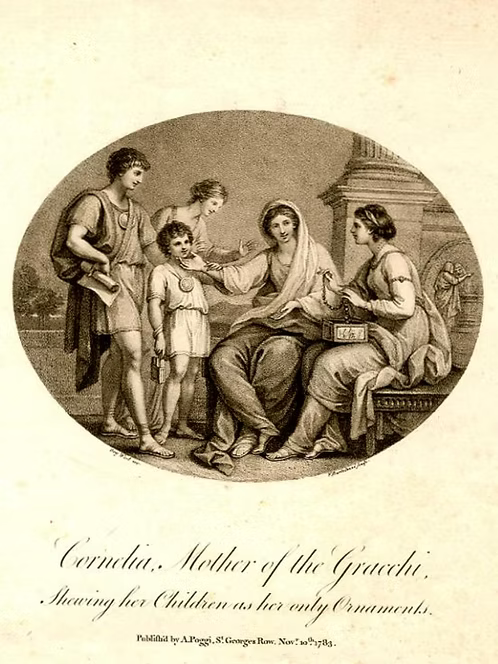 Cornelia and the Gracchae in Sulphide 1783