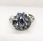 Rose diamond Butterfly Cluster Ring c.1760