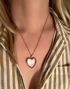 Victorian Rock Crystal Heart Locket