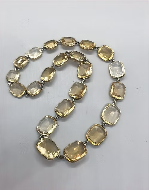 Citrine Georgian Rivière