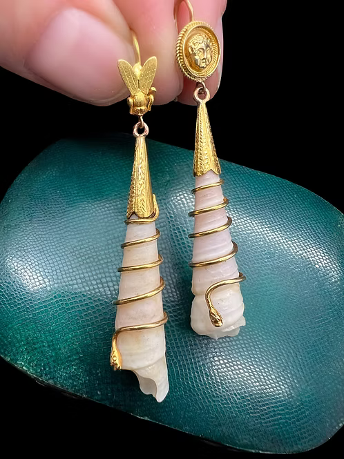 Victorian Shell Earrings