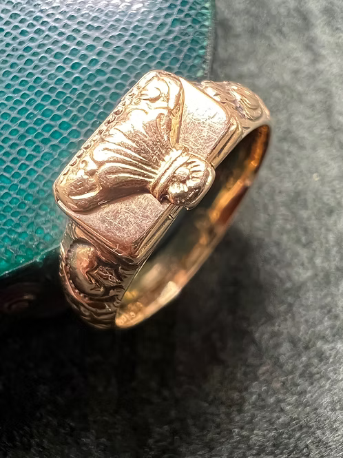 Swedish Envelope Locket Ring