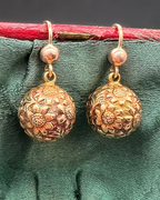 15ct Victorian Ball Earrings