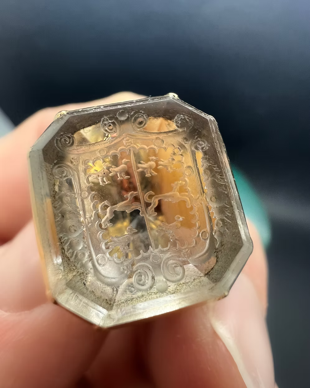 Rock Crystal Georgian Fob Seal
