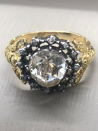 Rose-diamond Heart Cluster
